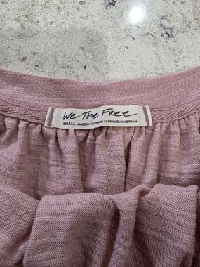 We The Free Dusty Rose Lightweight Knit Tank